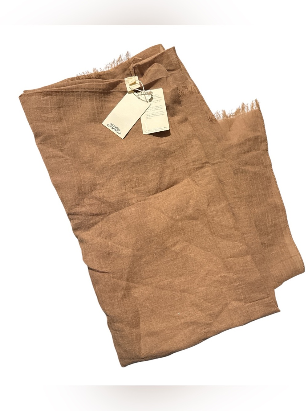 Monday Swimwear-ST. TROPEZ SARONG In Husk Crinkle